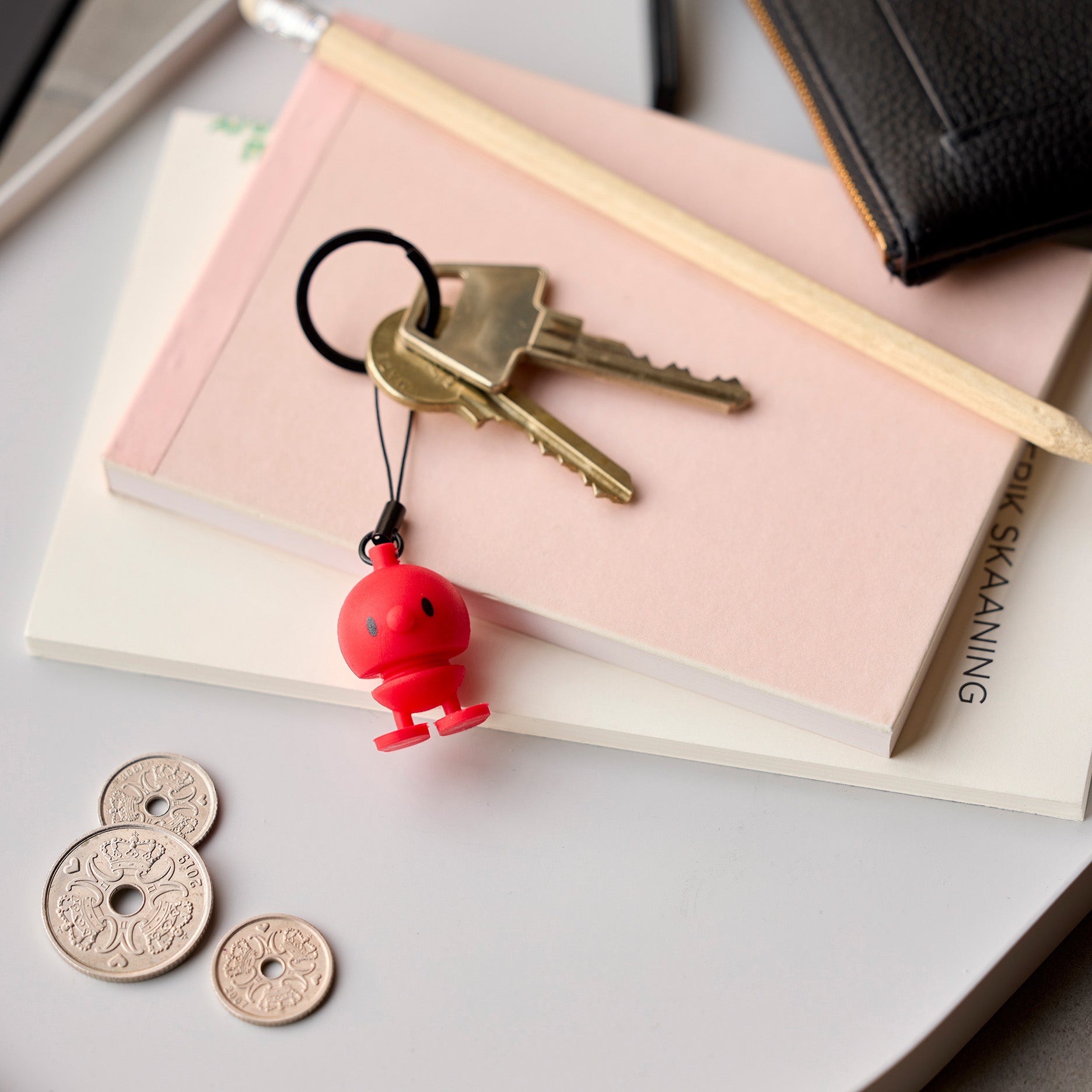 Bumble Schlüsselanhänger Rot